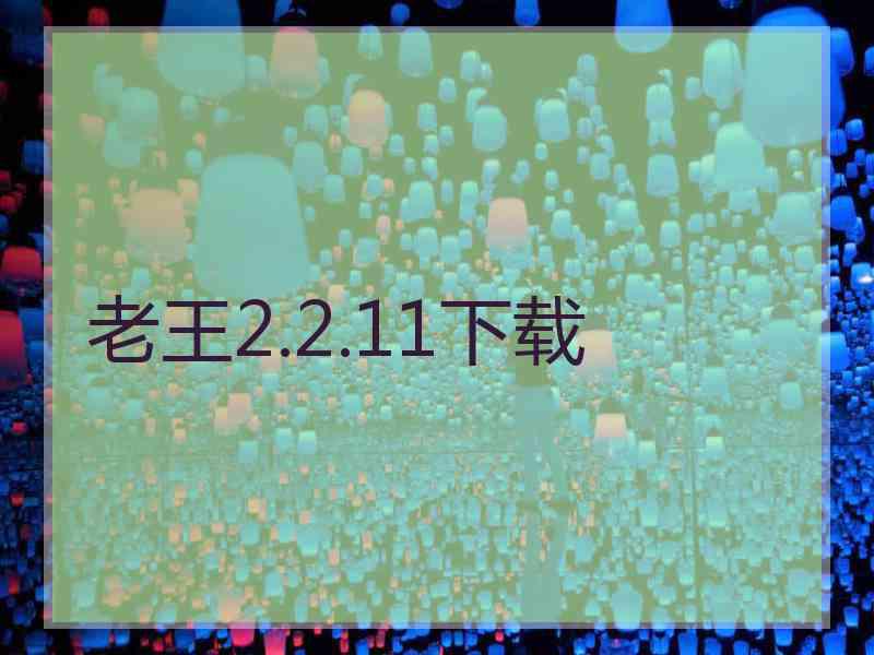 老王2.2.11下载