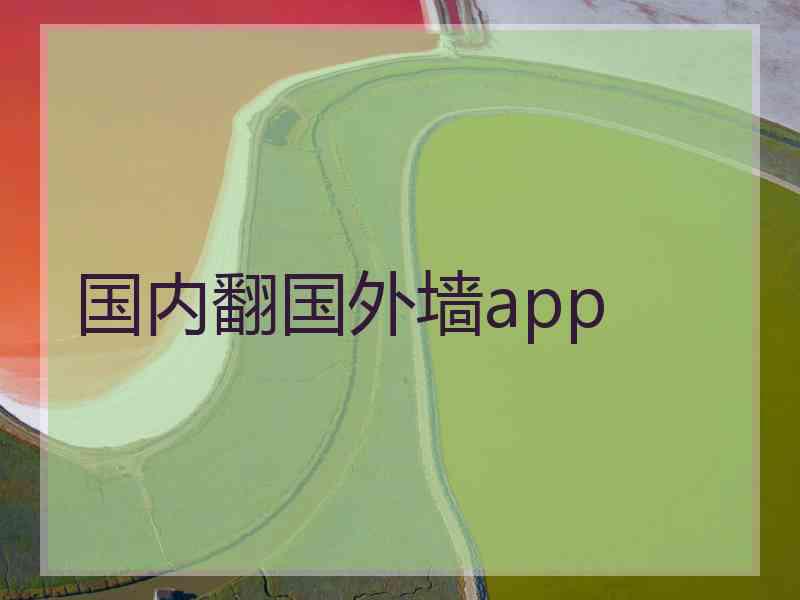 国内翻国外墙app