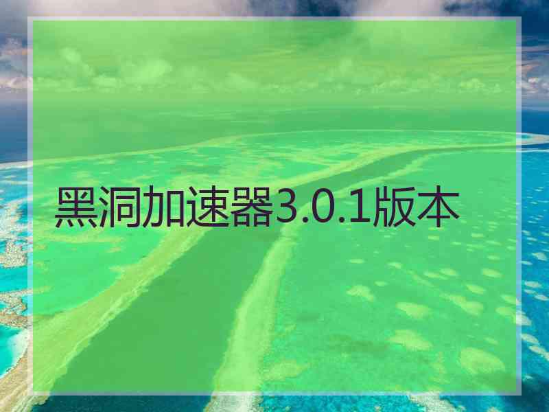 黑洞加速器3.0.1版本