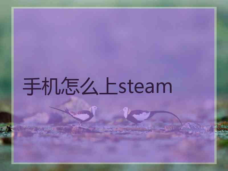 手机怎么上steam