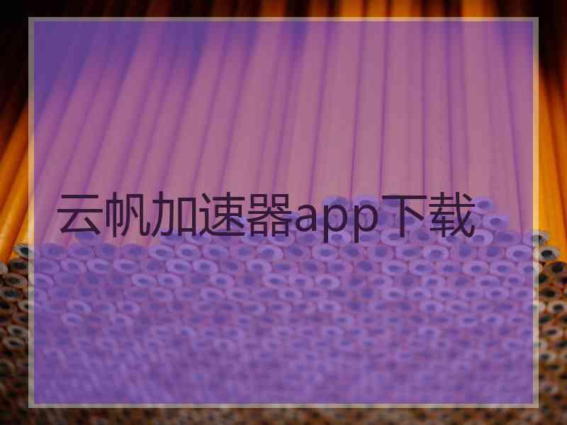 云帆加速器app下载