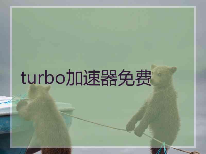 turbo加速器免费