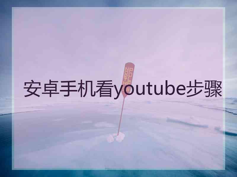 安卓手机看youtube步骤