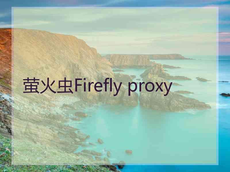 萤火虫Firefly proxy