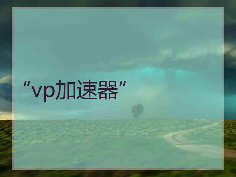 “vp加速器”