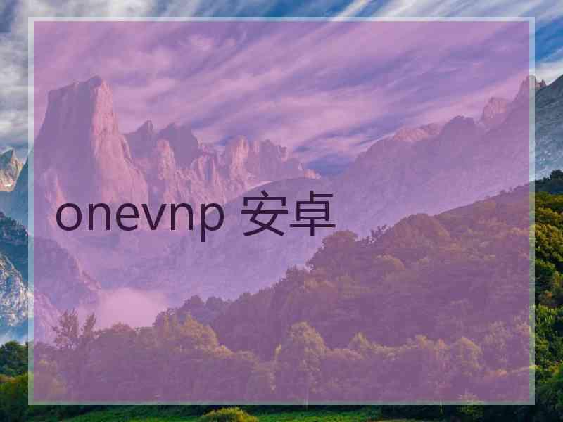 onevnp 安卓