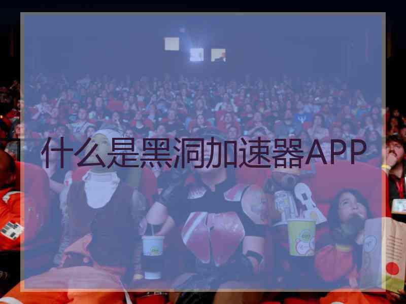 什么是黑洞加速器APP