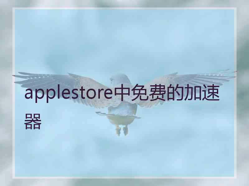 applestore中免费的加速器