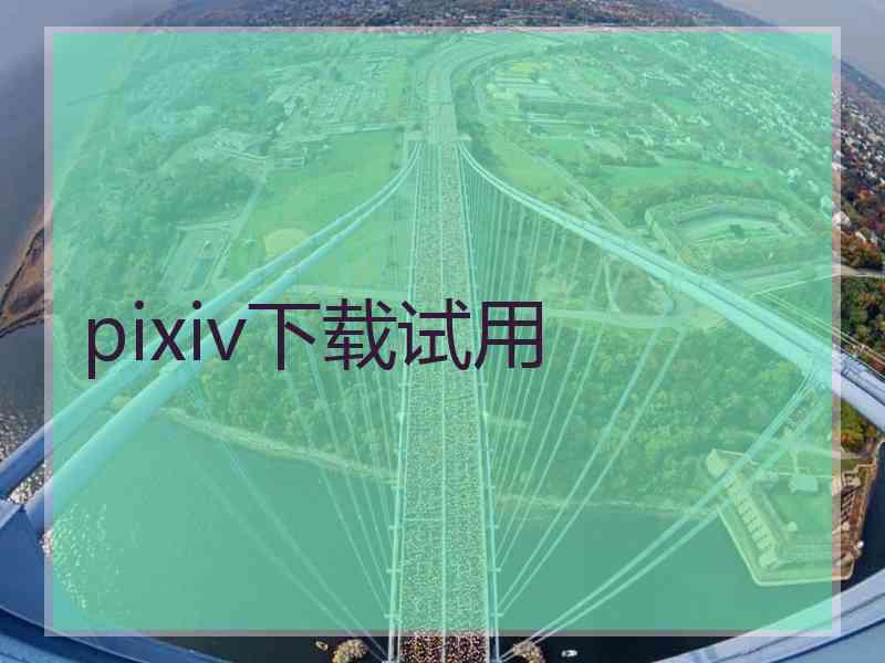 pixiv下载试用