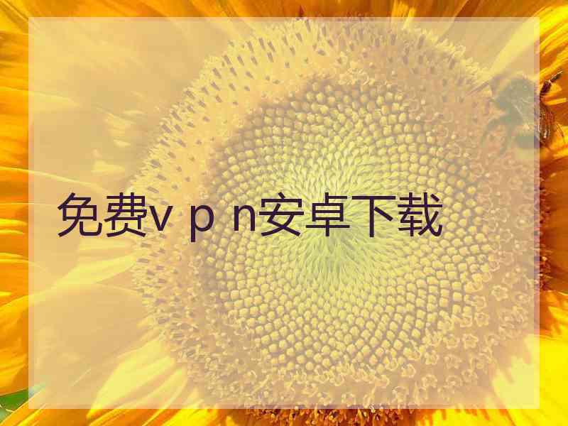 免费v p n安卓下载