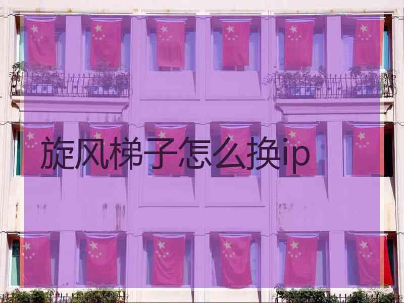 旋风梯子怎么换ip