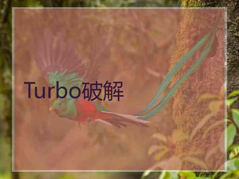 Turbo破解