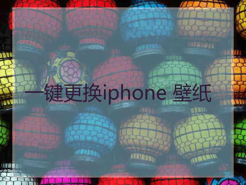 一键更换iphone 壁纸