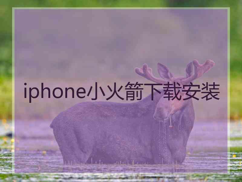 iphone小火箭下载安装