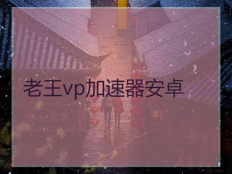 老王vp加速器安卓