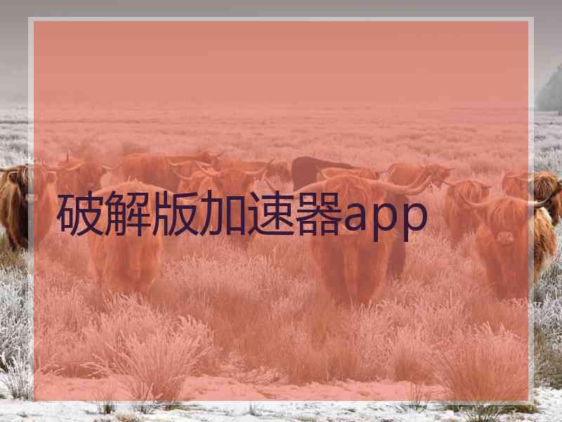 破解版加速器app