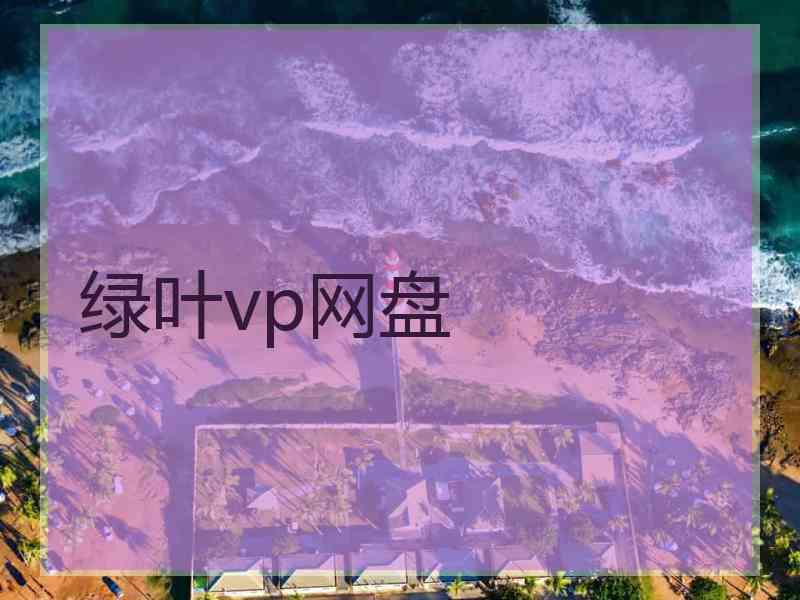 绿叶vp网盘