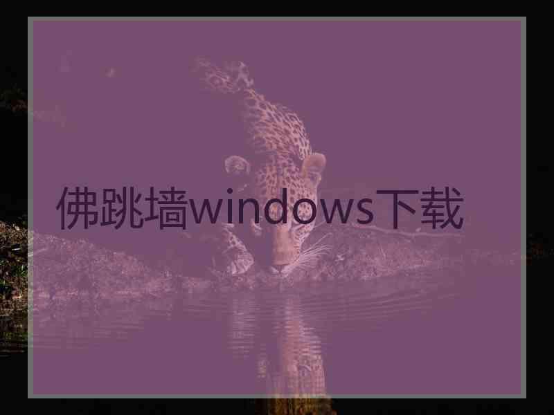 佛跳墙windows下载