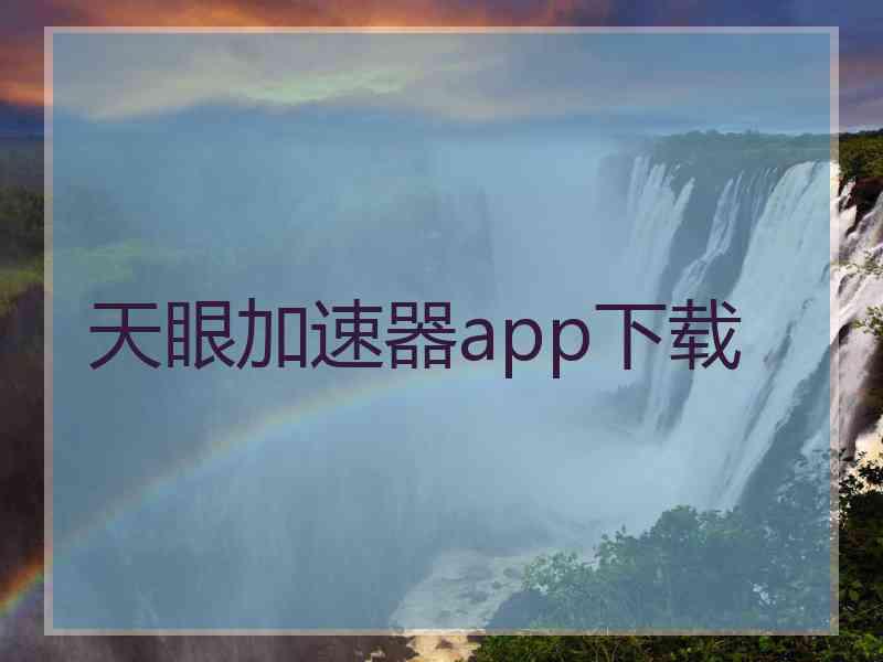 天眼加速器app下载