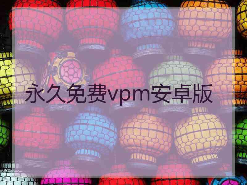 永久免费vpm安卓版