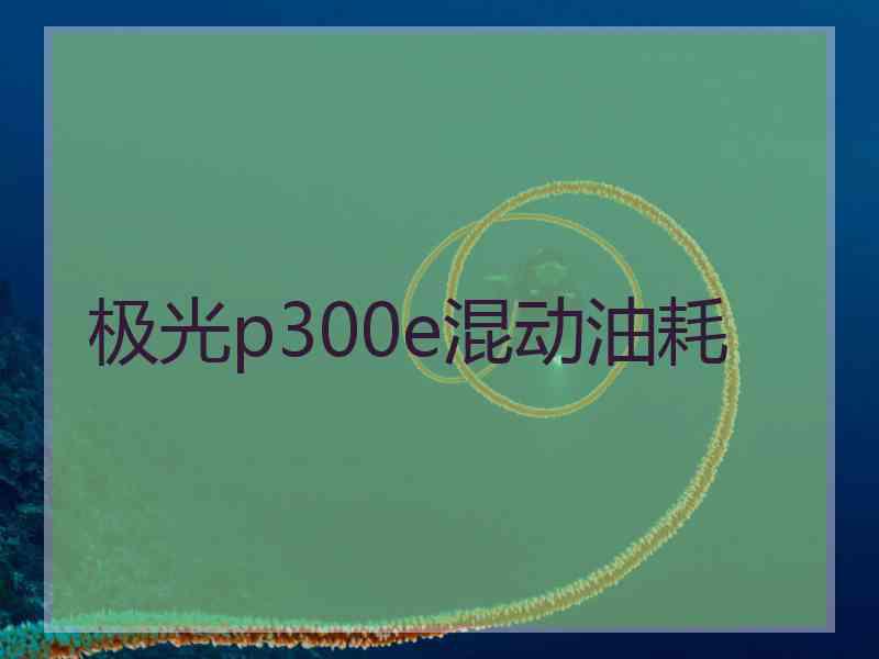 极光p300e混动油耗