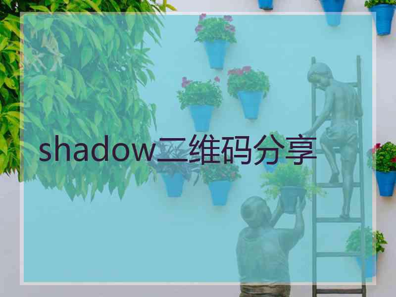 shadow二维码分享