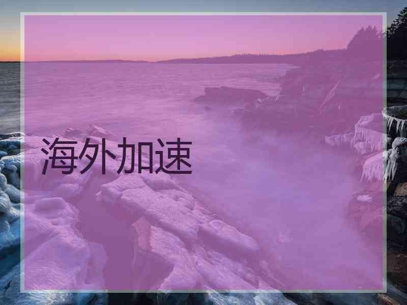 海外加速